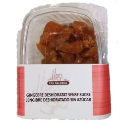 Jengibre SIN AZUCAR 100% fruta deshidratado 120gr CAN GALDERIC